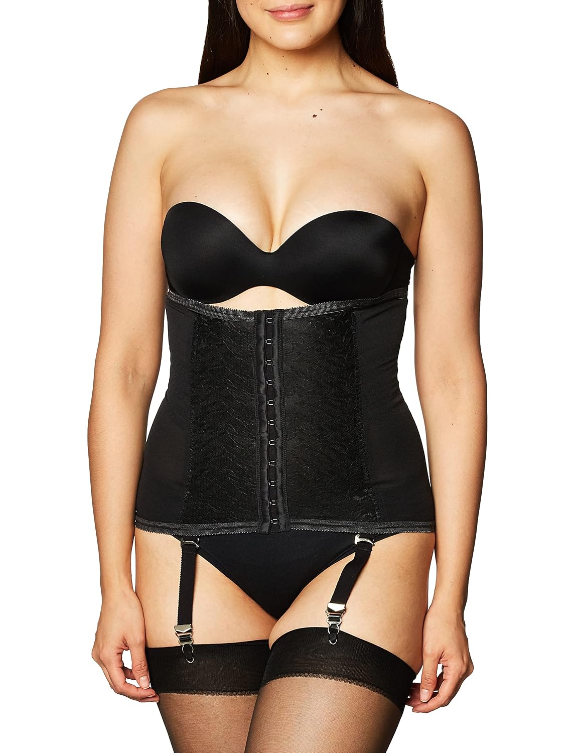 Rago Firm Control Waist Trainer Girdle with Garters — image 4
