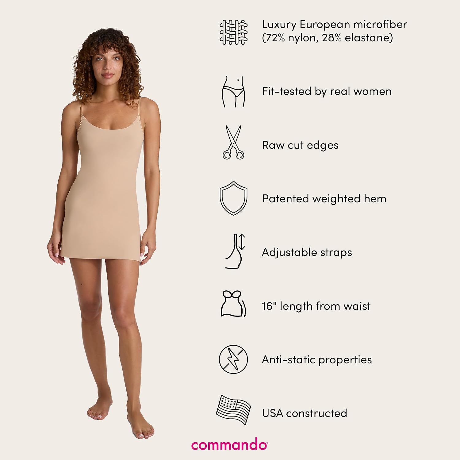 Classic Mini Cami Slip for Sheer Dresses — image 4