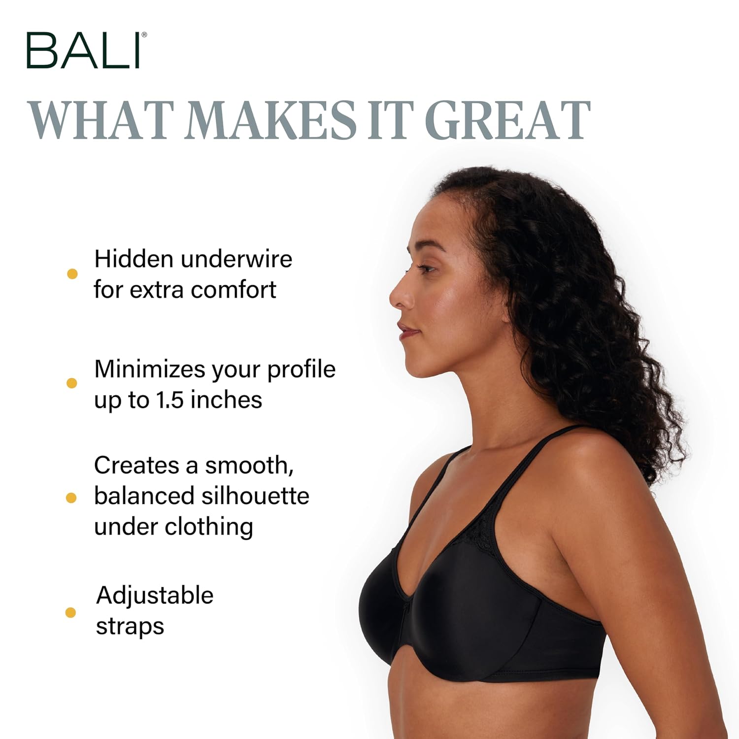 Bali Minimizer Underwire Bra for Women — image 2