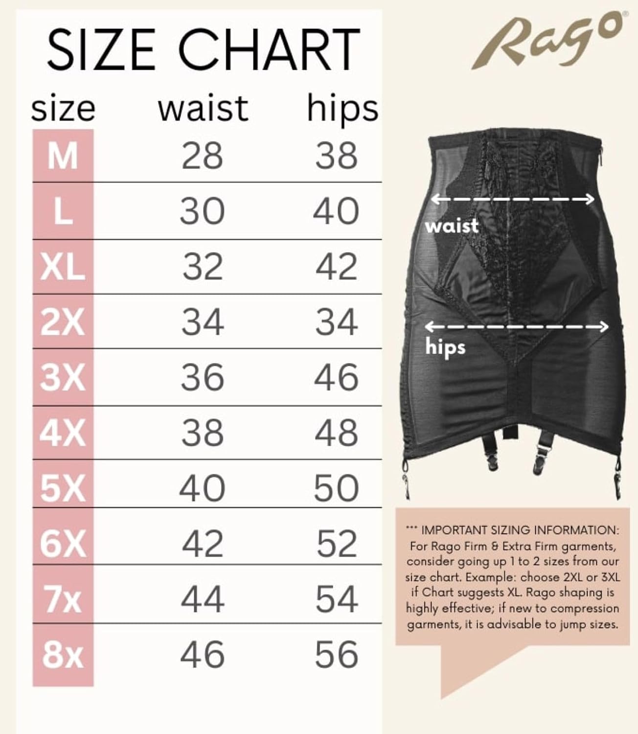 Rago Extra Firm Open Bottom Girdle — image 6
