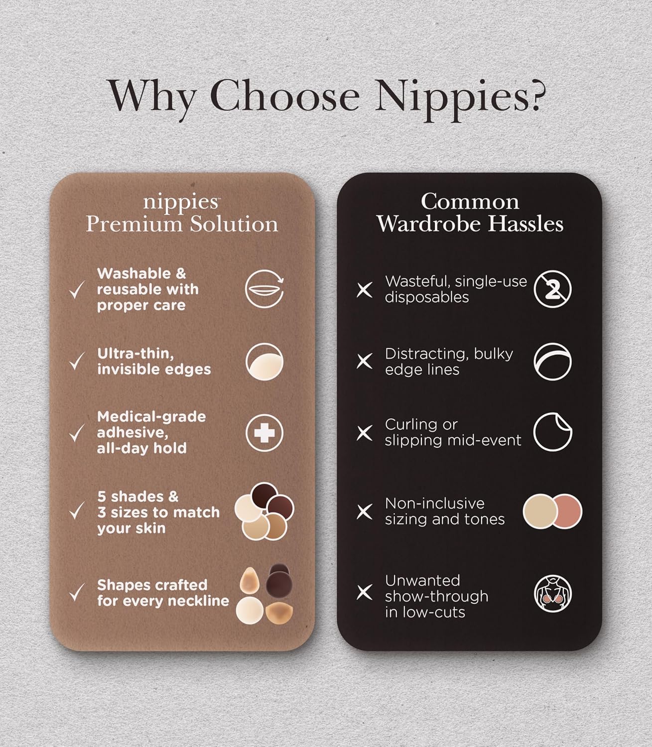 Nippies Reusable Skin Safe Nipple Covers — image 3