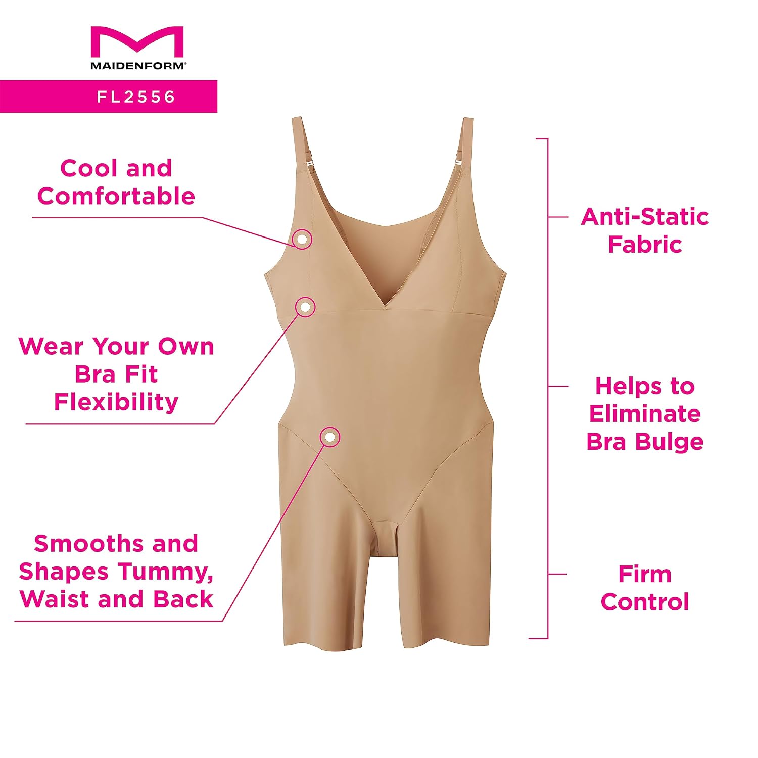 Maidenform Wear Your Own Bra Shapewear Singlet — image 5