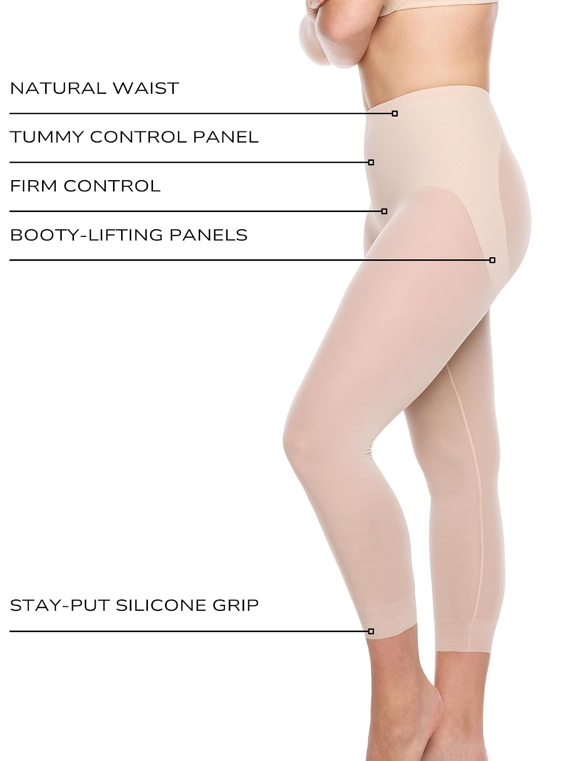 Naomi & Nicole Booty Lift Sheer Shaping Legging — image 5