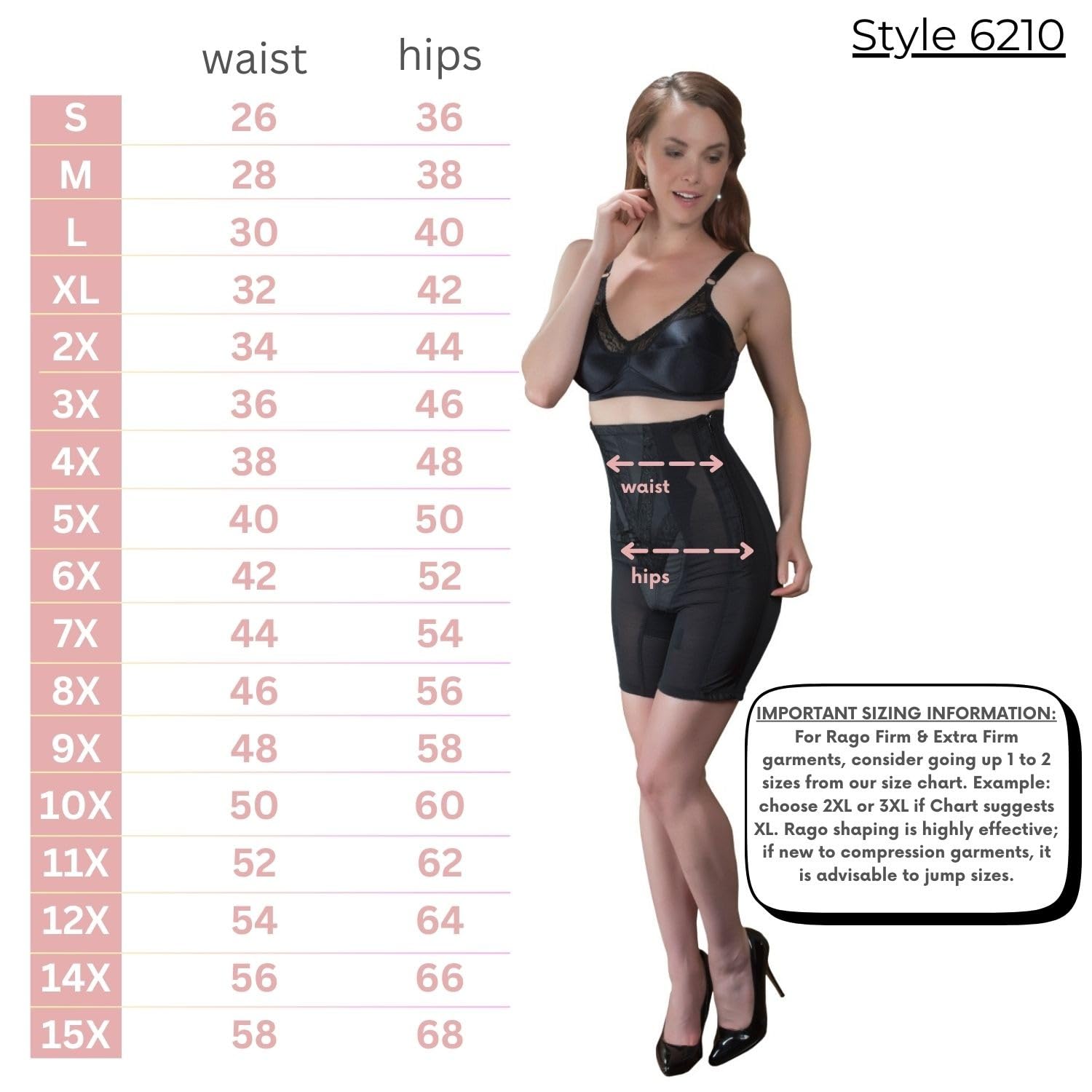 Rago High Waist Long Leg Shaper with Side Zipper — image 5