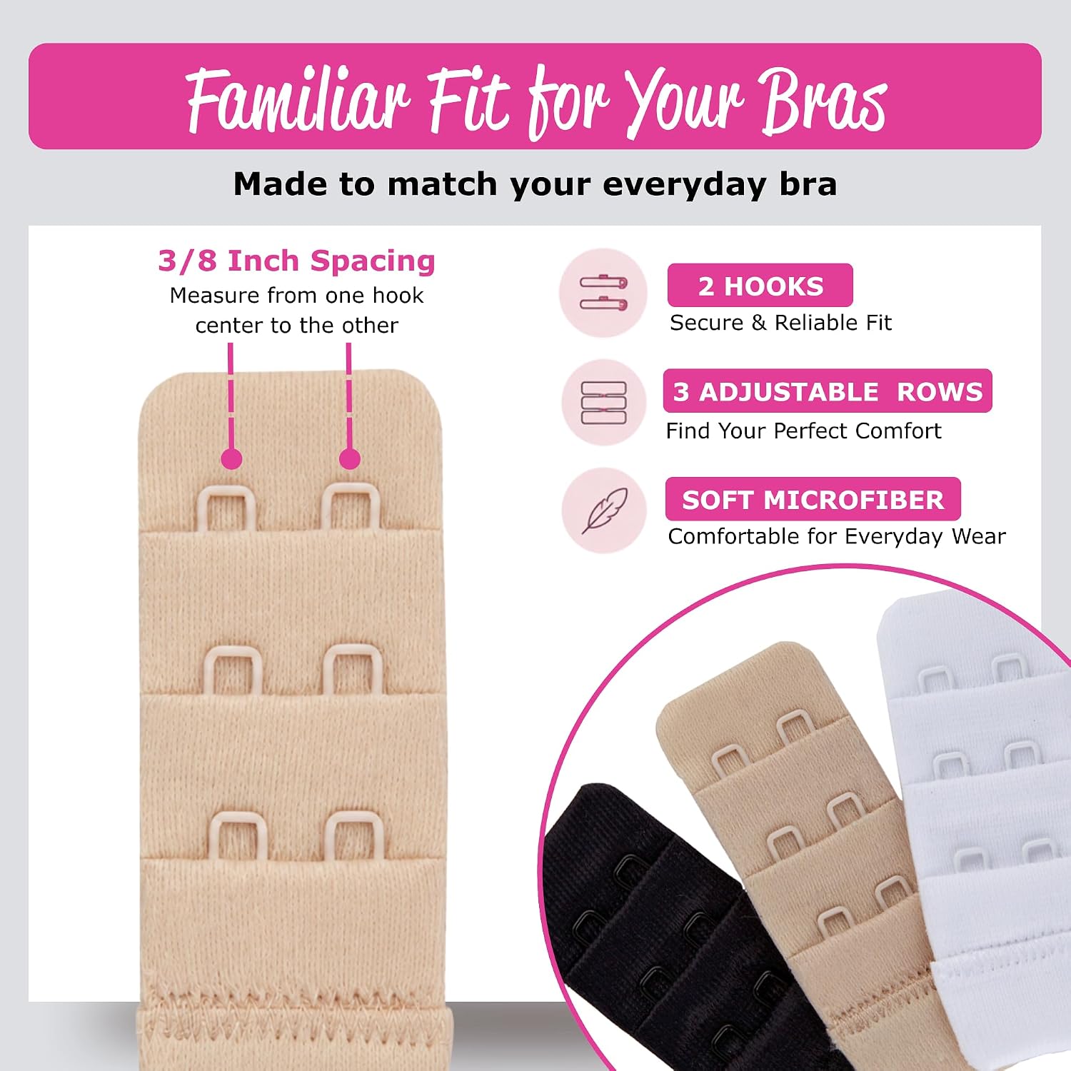Fashion First Aid Bra Extender Set — image 3