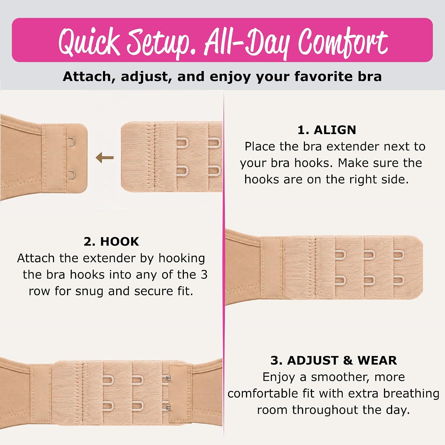 Fashion First Aid Bra Extender Set — image 6