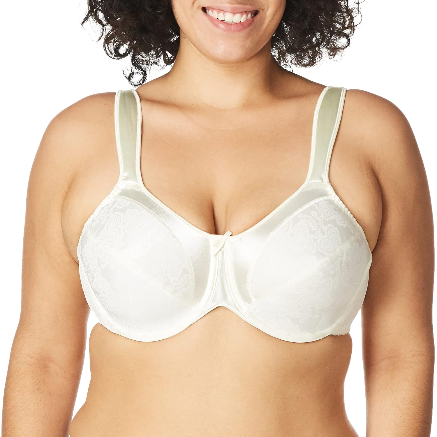 Bali Women's Satin Tracings Underwire Minimizer Bra — image 9