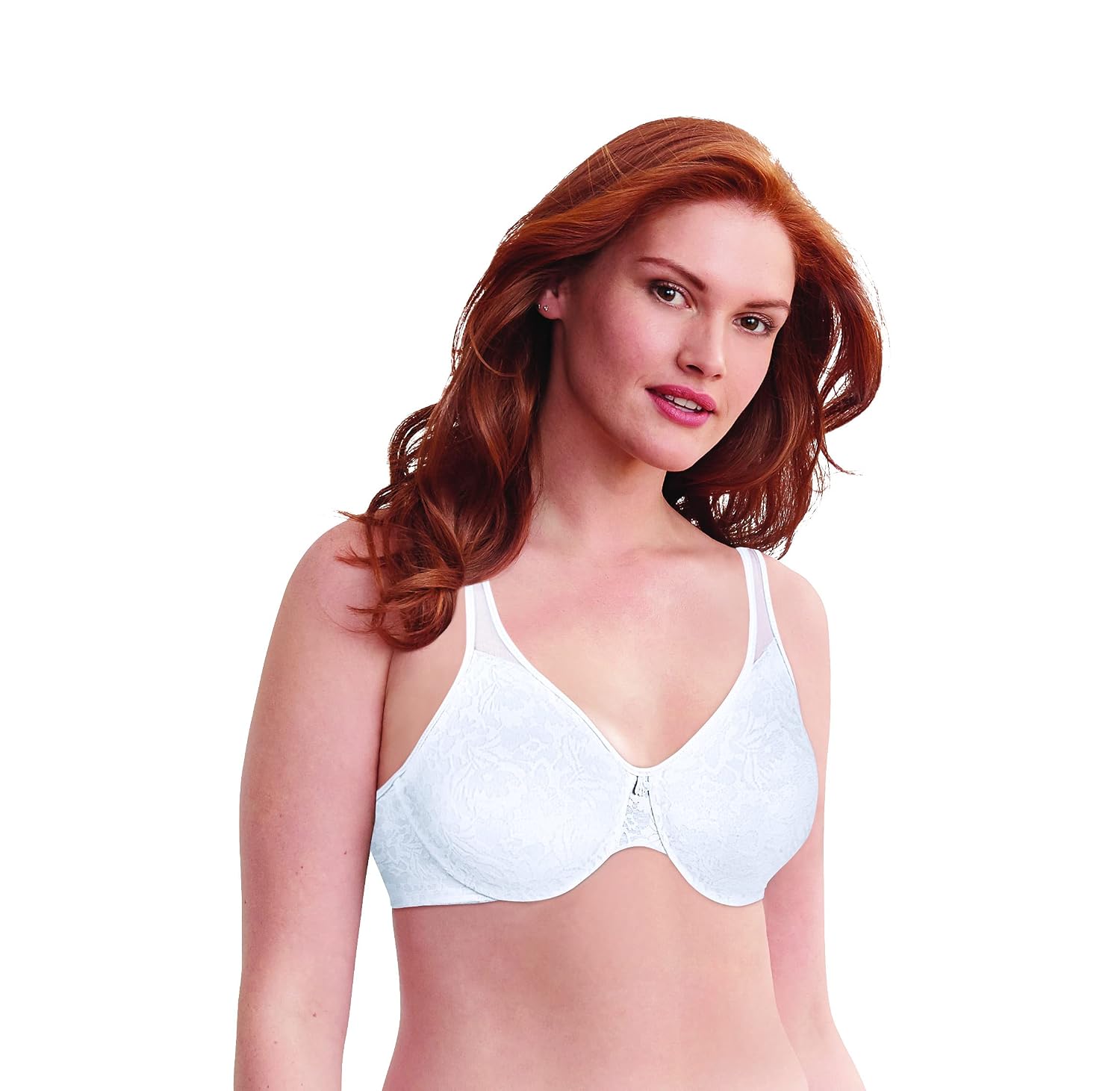 Bali Women's Satin Tracings Underwire Minimizer Bra — image 11