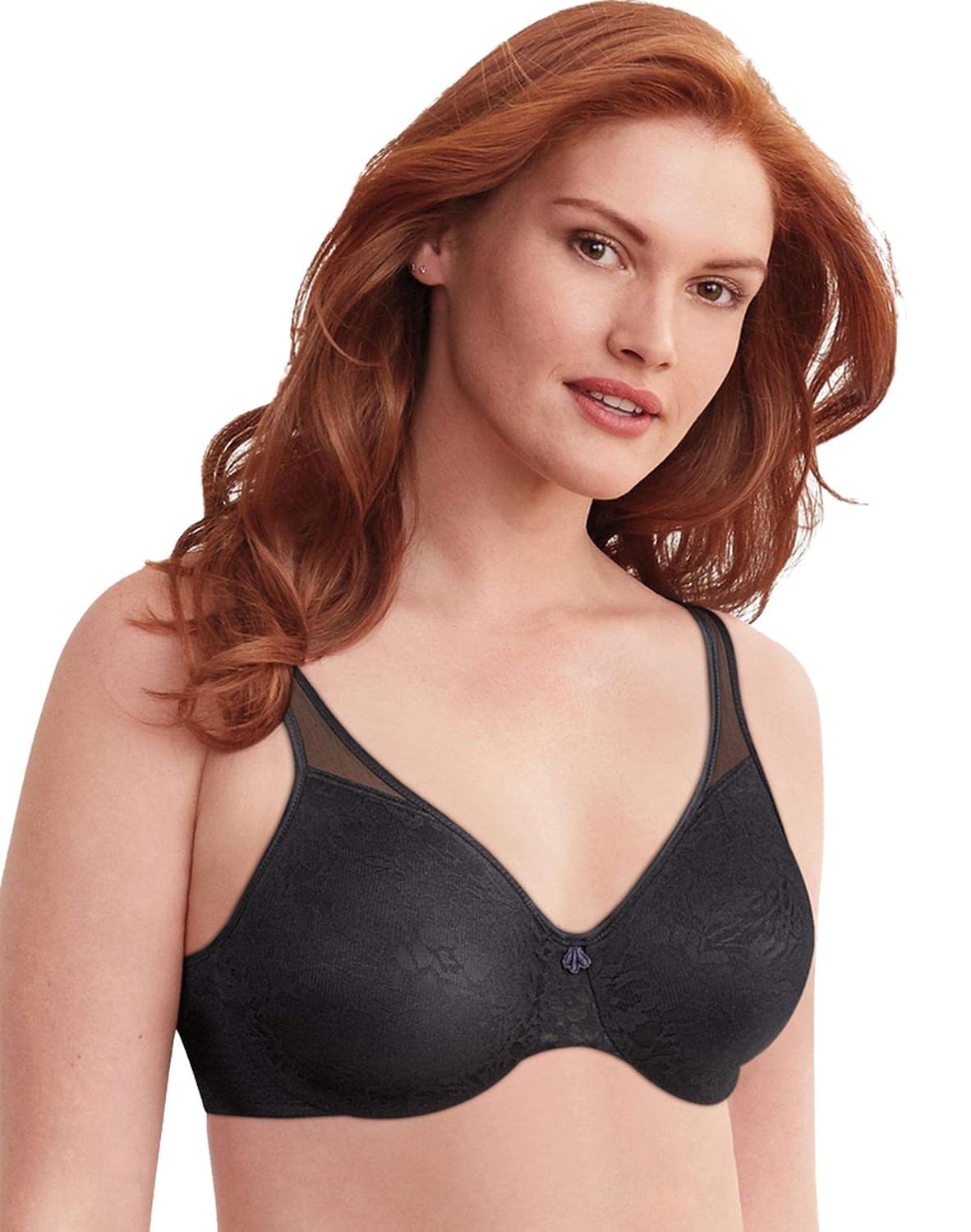 Bali Women's Satin Tracings Underwire Minimizer Bra — image 12