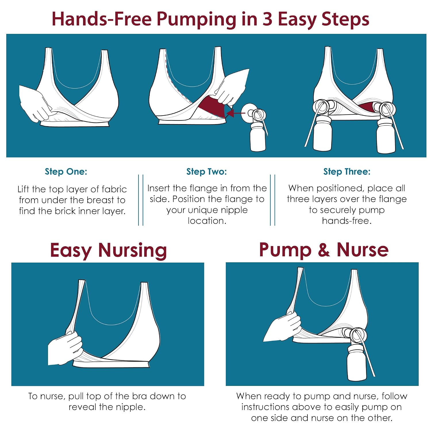 Rumina Hands-Free Nursing and Pumping Bra — image 6