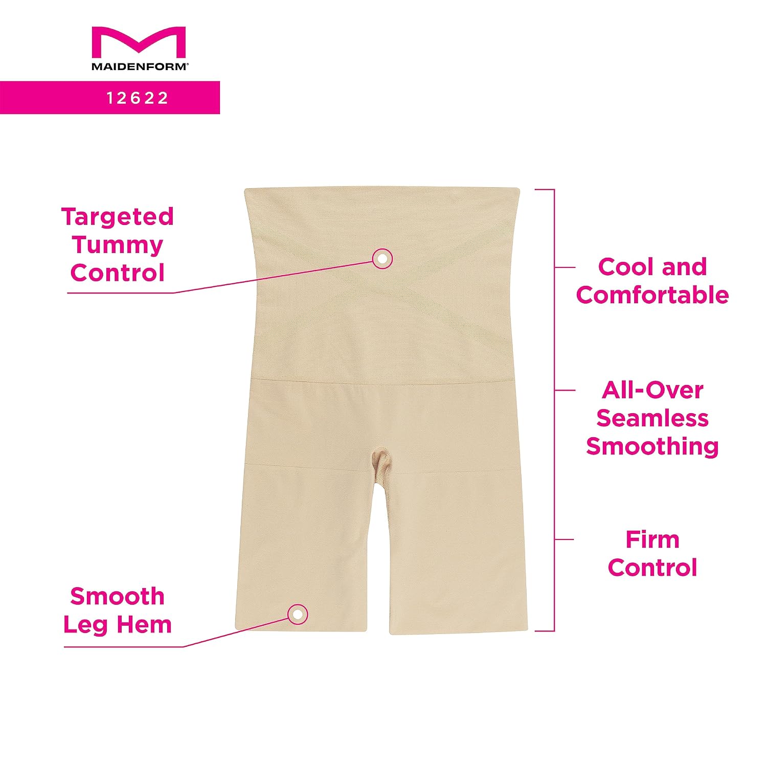 Maidenform High-Waist Thigh Slimmer Shapewear — image 5