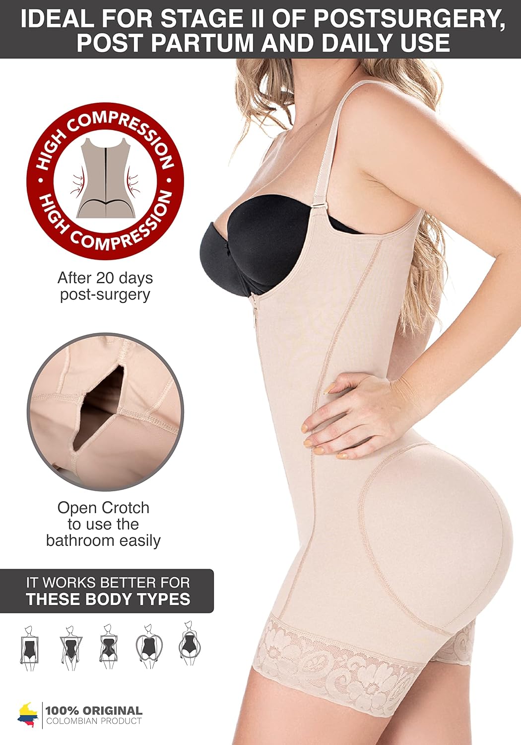 High Back Open Bust Faja by Diane & Geordi — image 3