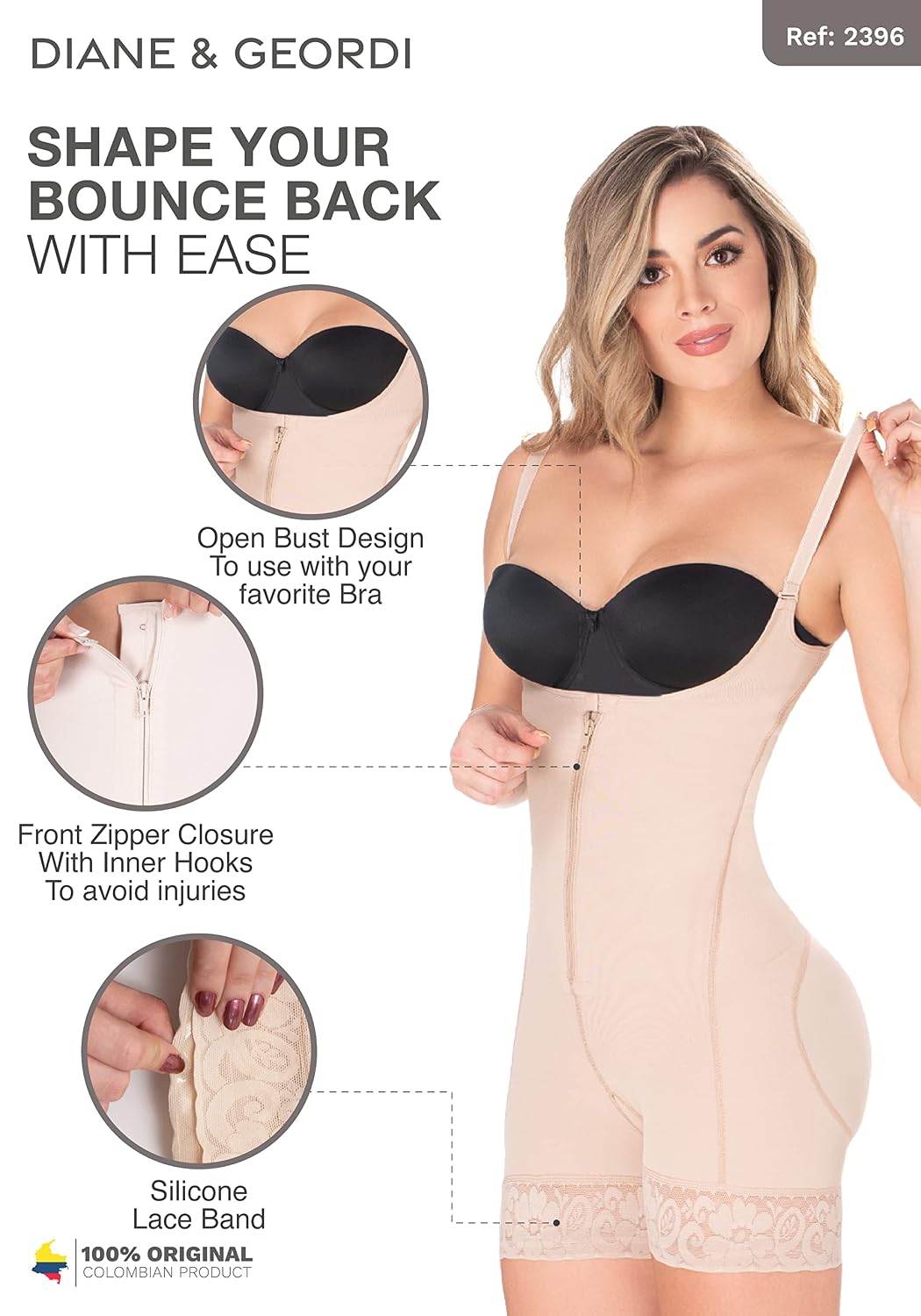 High Back Open Bust Faja by Diane & Geordi — image 4