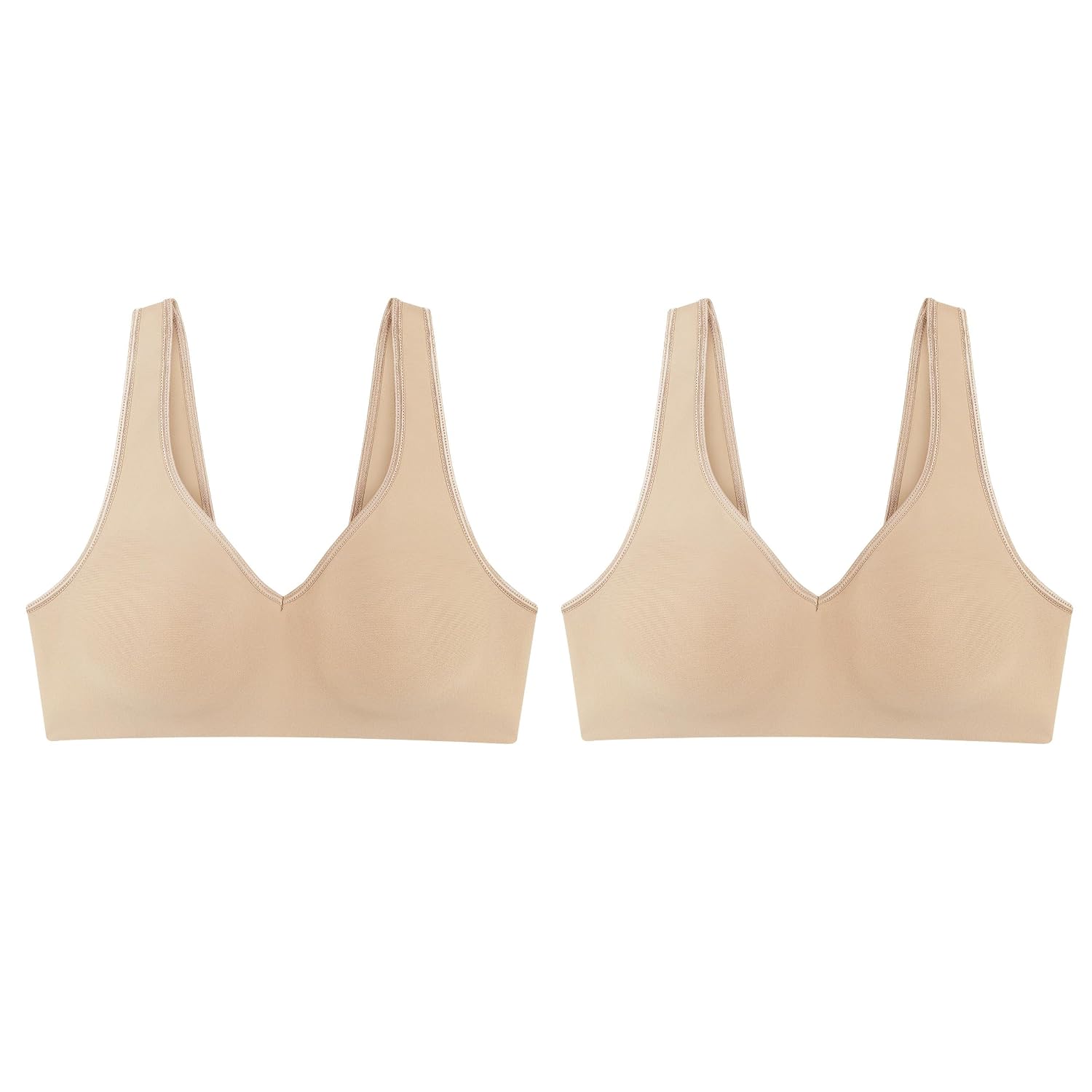 Hanes Women's Smooth Comfort Full-Coverage Wireless Bra — image 12