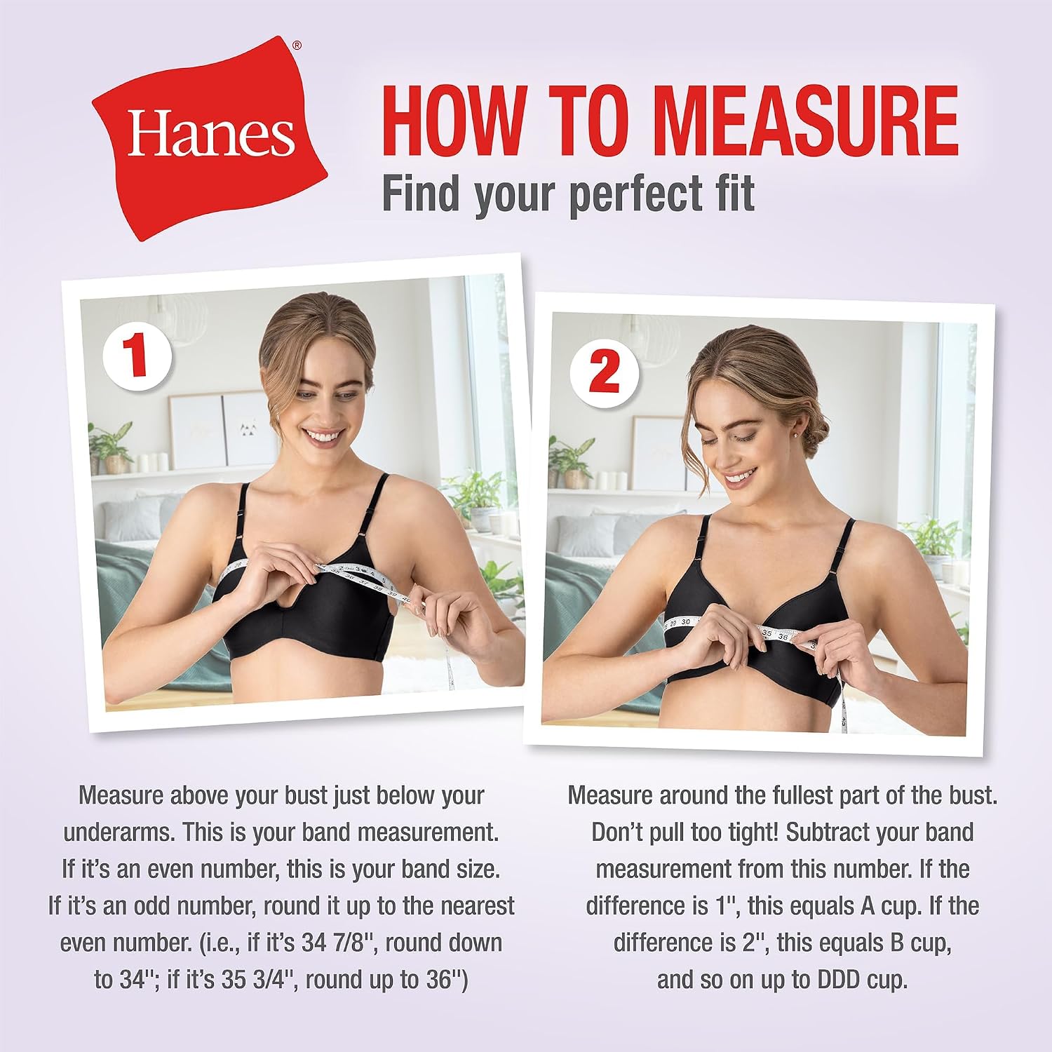 Hanes Women's Wireless Full-Coverage T-Shirt Bra — image 6