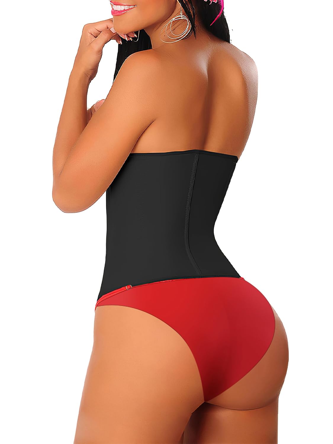 YIANNA Underbust Waist Trainer Corset Body Shaper — image 6