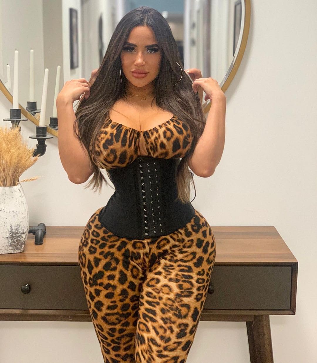 YIANNA Underbust Waist Trainer Corset Body Shaper — image 7