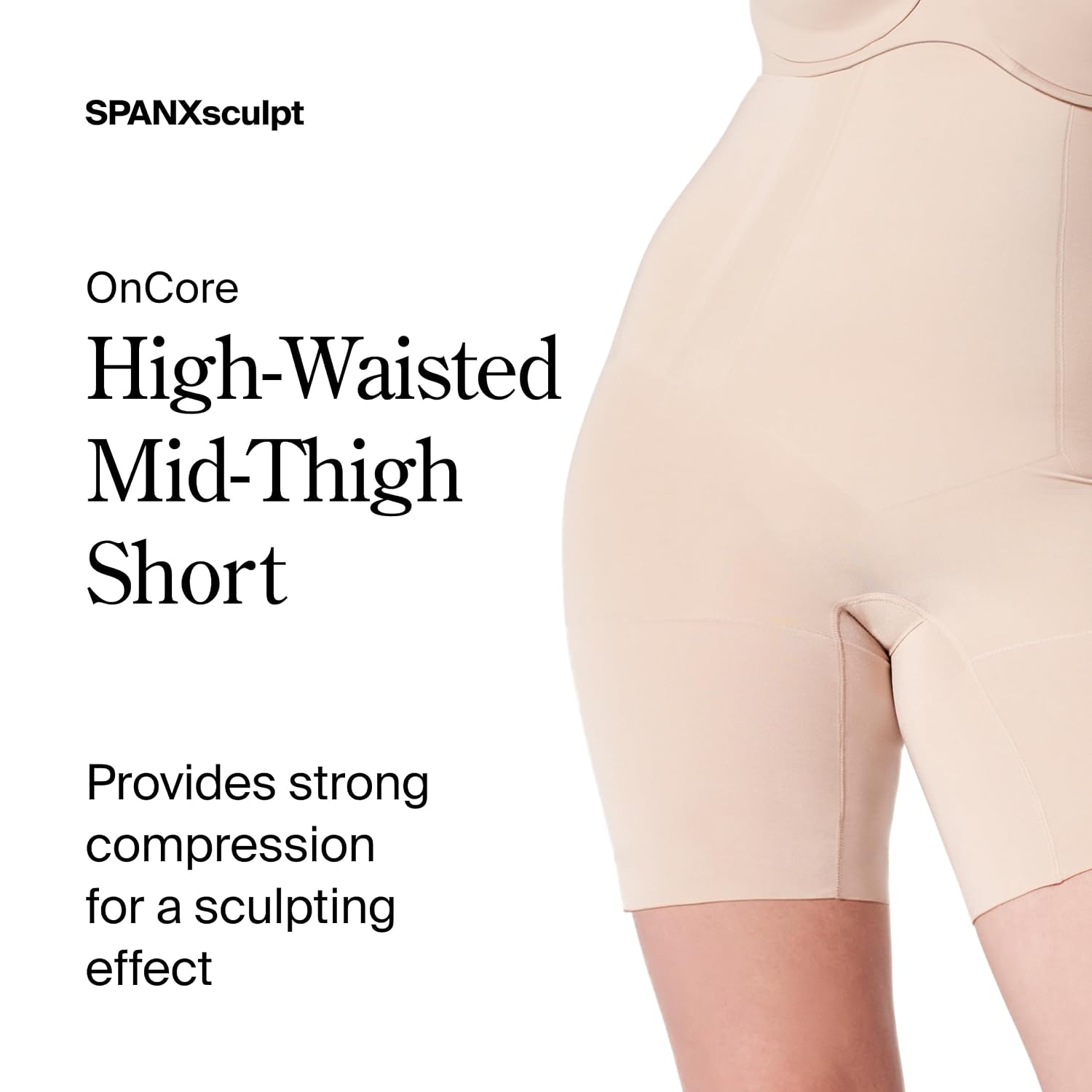 SPANX OnCore High-Waisted Mid-Thigh Short — image 2