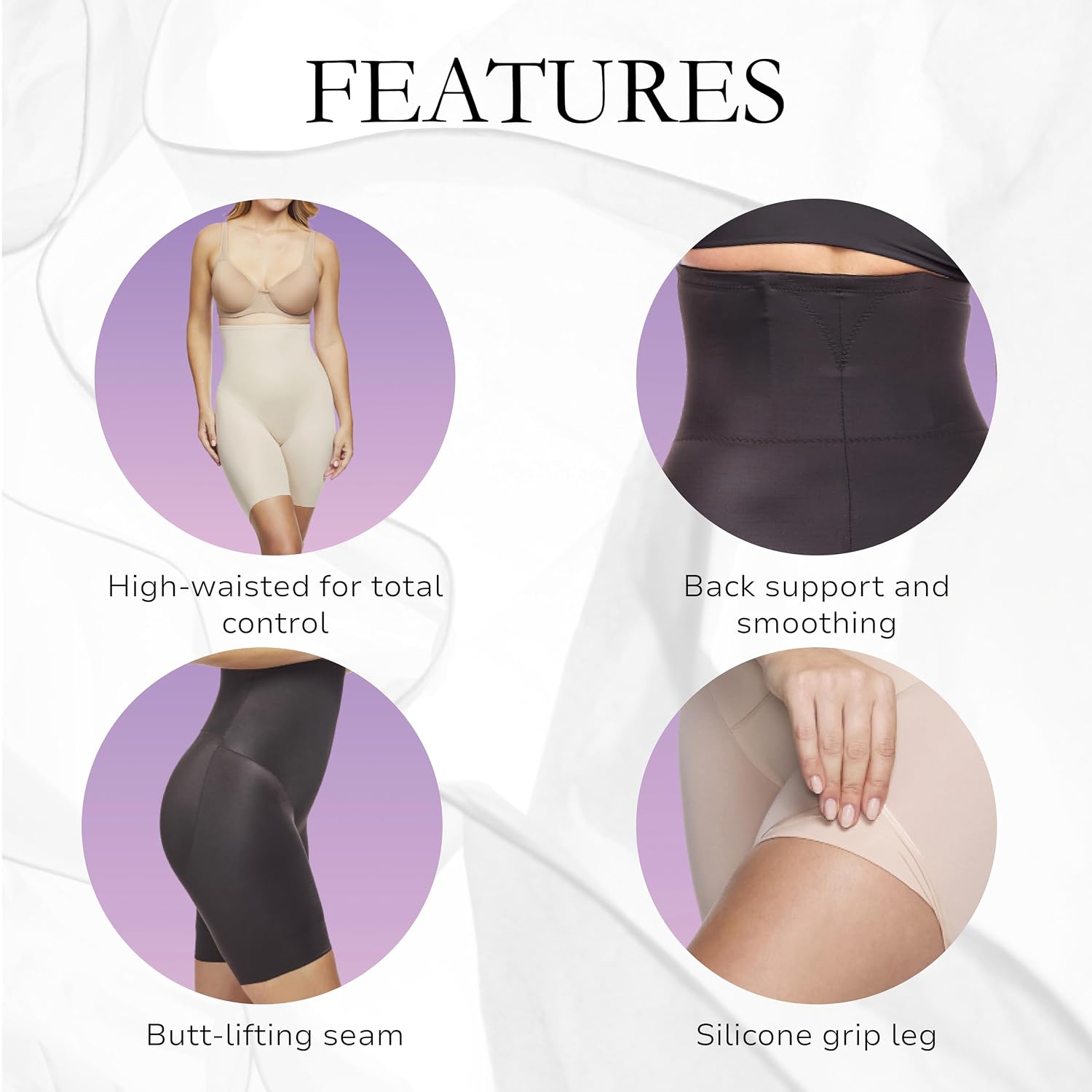 Naomi & Nicole Hi-Waist Thigh Slimmer Shapewear — image 5