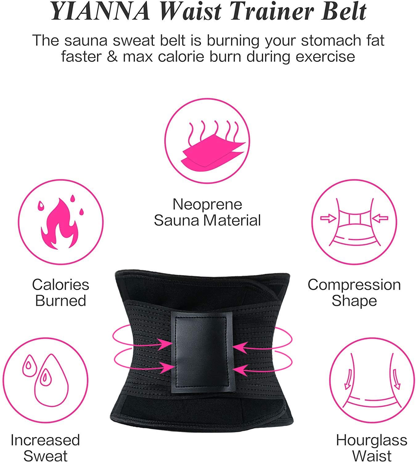 YIANNA Waist Trainer Belt for Women — image 3