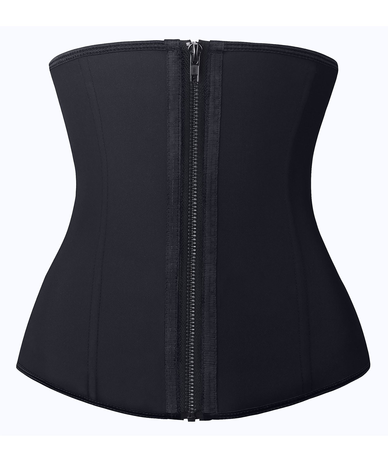 YIANNA Latex Waist Trainer with Zipper Tummy Control — image 2