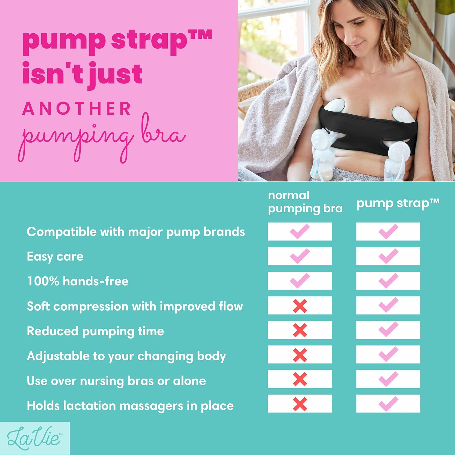 LaVie Hands-Free Pumping Bustier Bra — image 2
