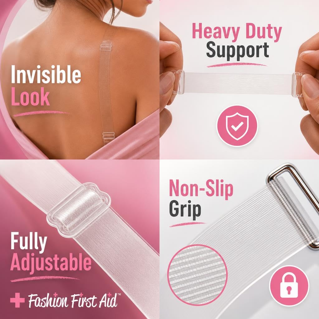 Fashion First Aid Clear Bra Straps — image 6