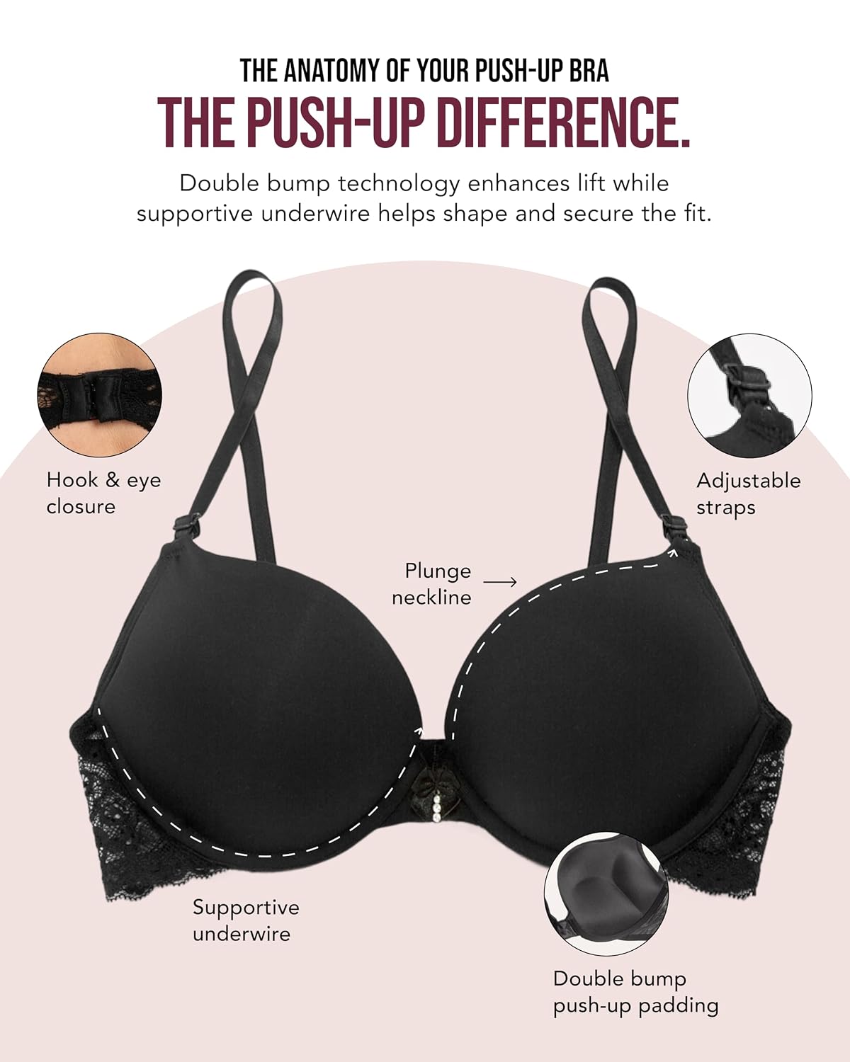 Smart & Sexy Maximum Cleavage Push Up Bra — image 8