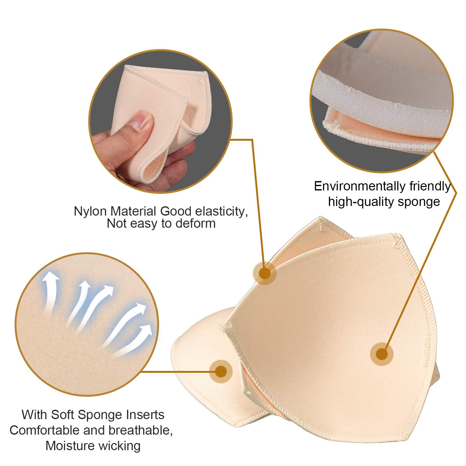 TopBine Removable Padded Bra Inserts — image 4