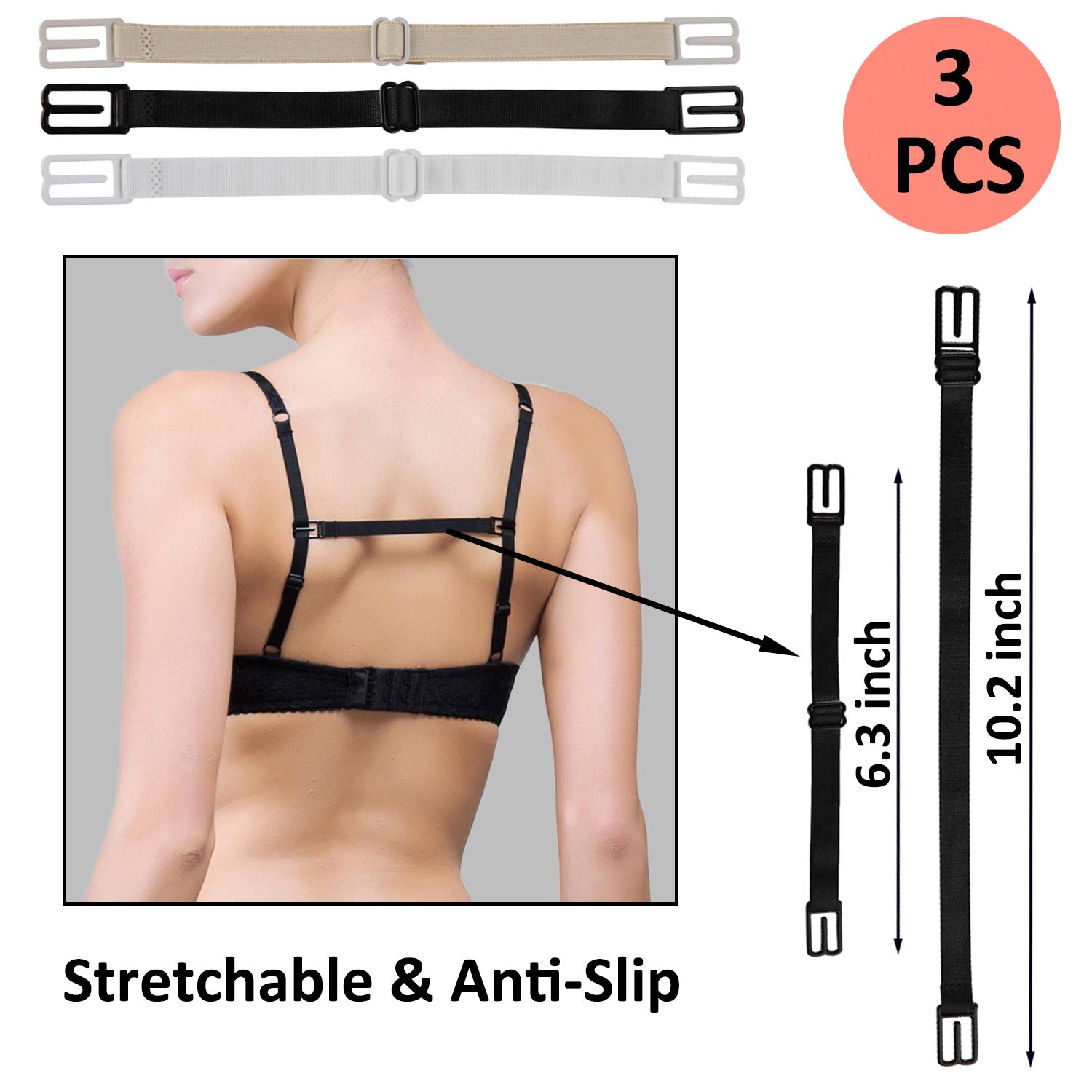W-Plus Bra Strap Clips for Racerback — image 4