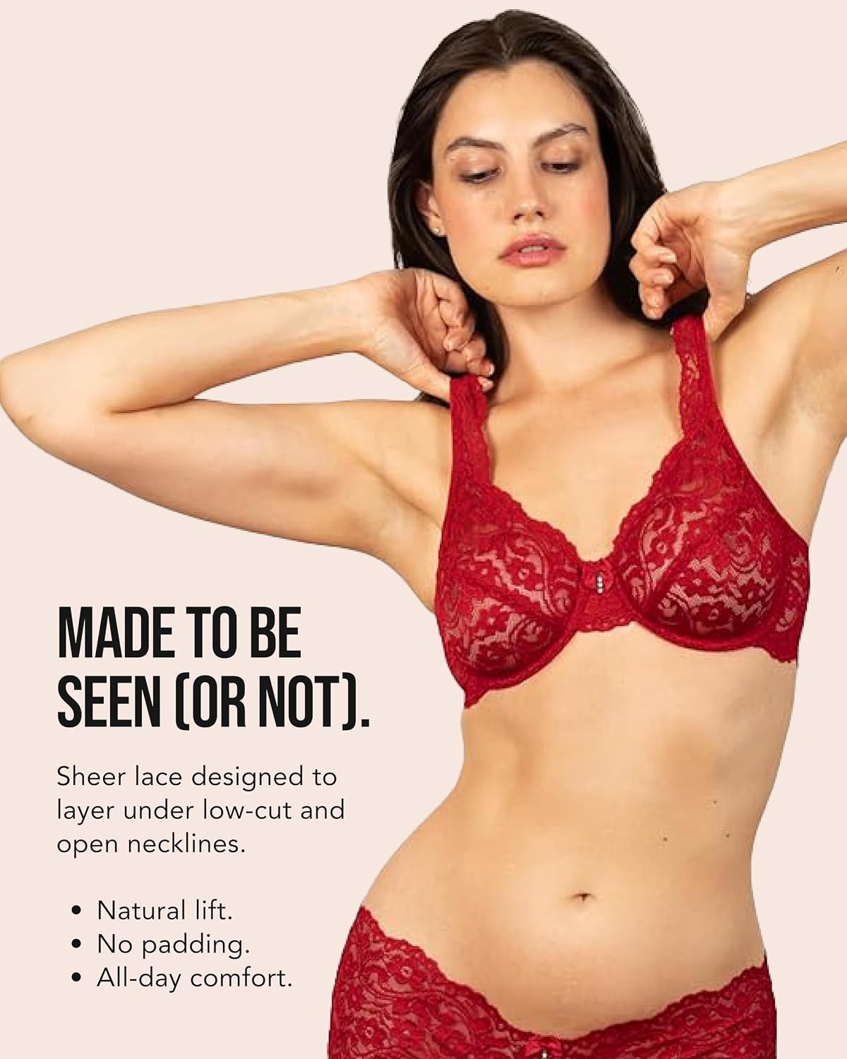 Smart & Sexy Lace Unlined Underwire Bra — image 5