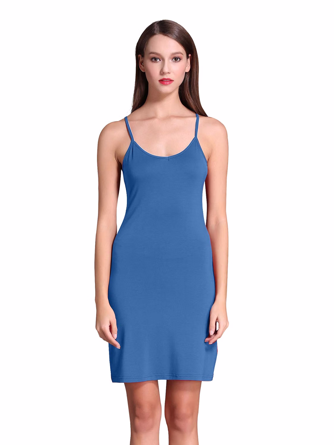 Coreal Women's Modal Spaghetti Strap Slip Dress — image 8