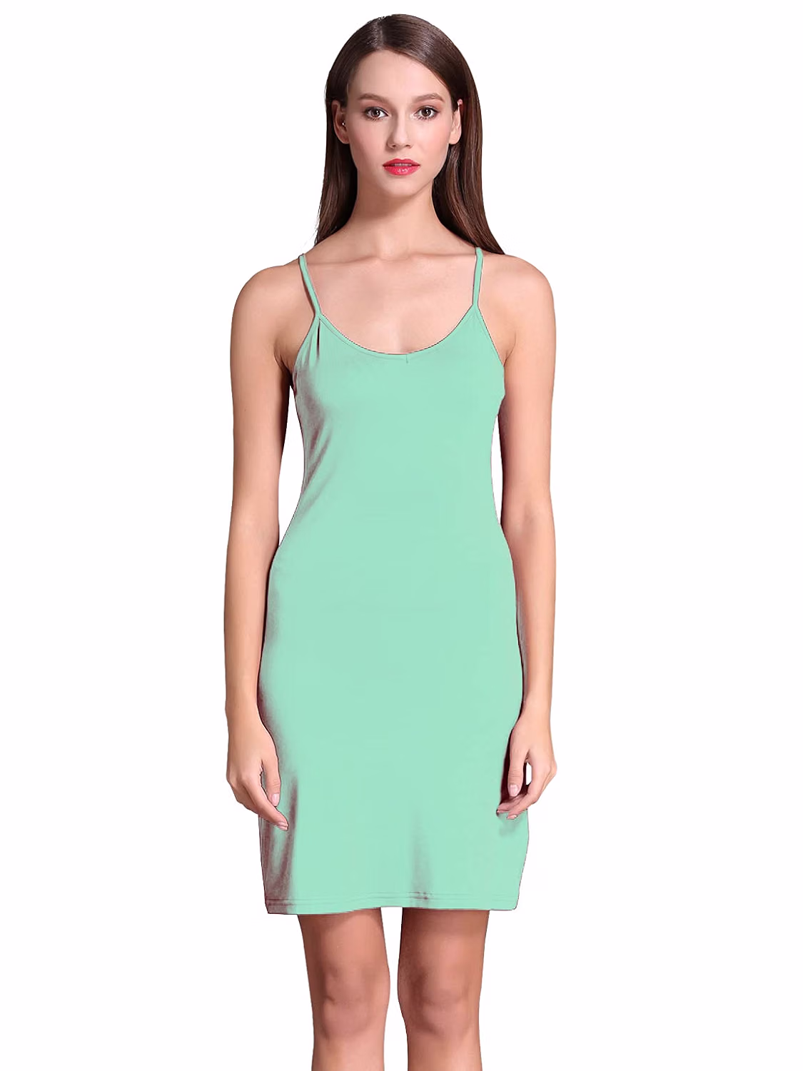Coreal Women's Modal Spaghetti Strap Slip Dress — image 11