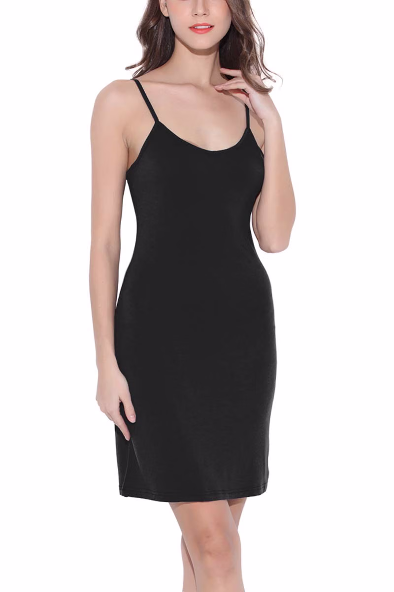 Coreal Women's Modal Spaghetti Strap Slip Dress — image 12