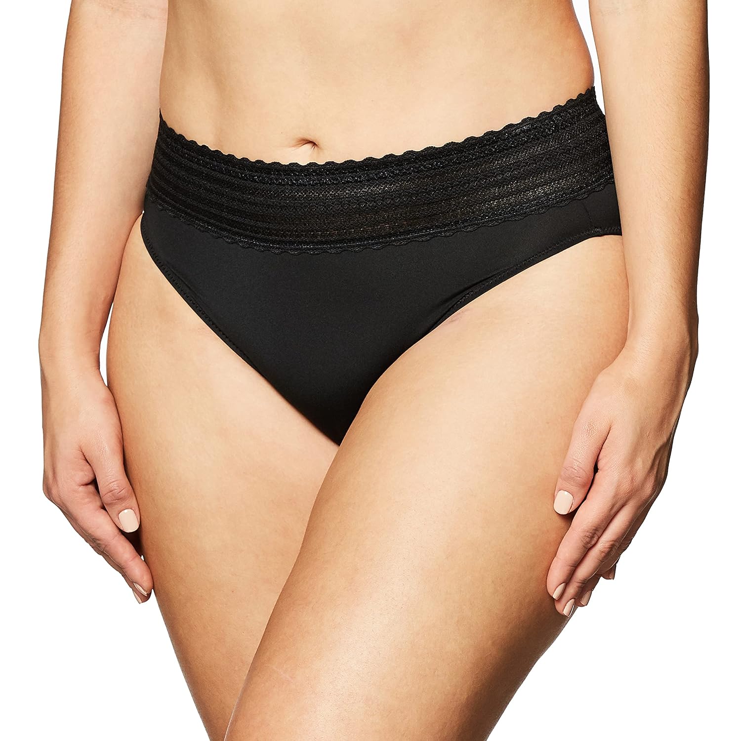 Warner's Lace Microfiber Hi-Cut Panty