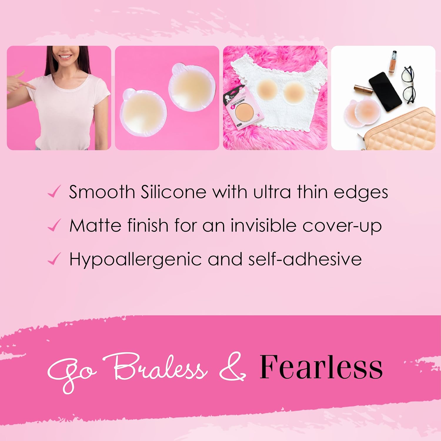 Hollywood Fashion Secrets Silicone Nipple Covers — image 4