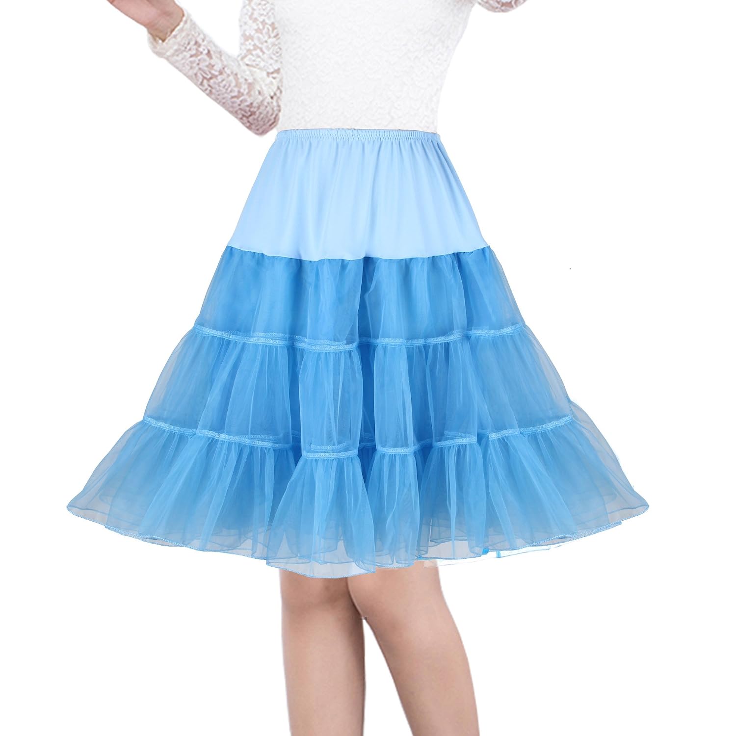 Shimaly Women's 50s Vintage Crinoline Petticoat Tutu Slip — image 5