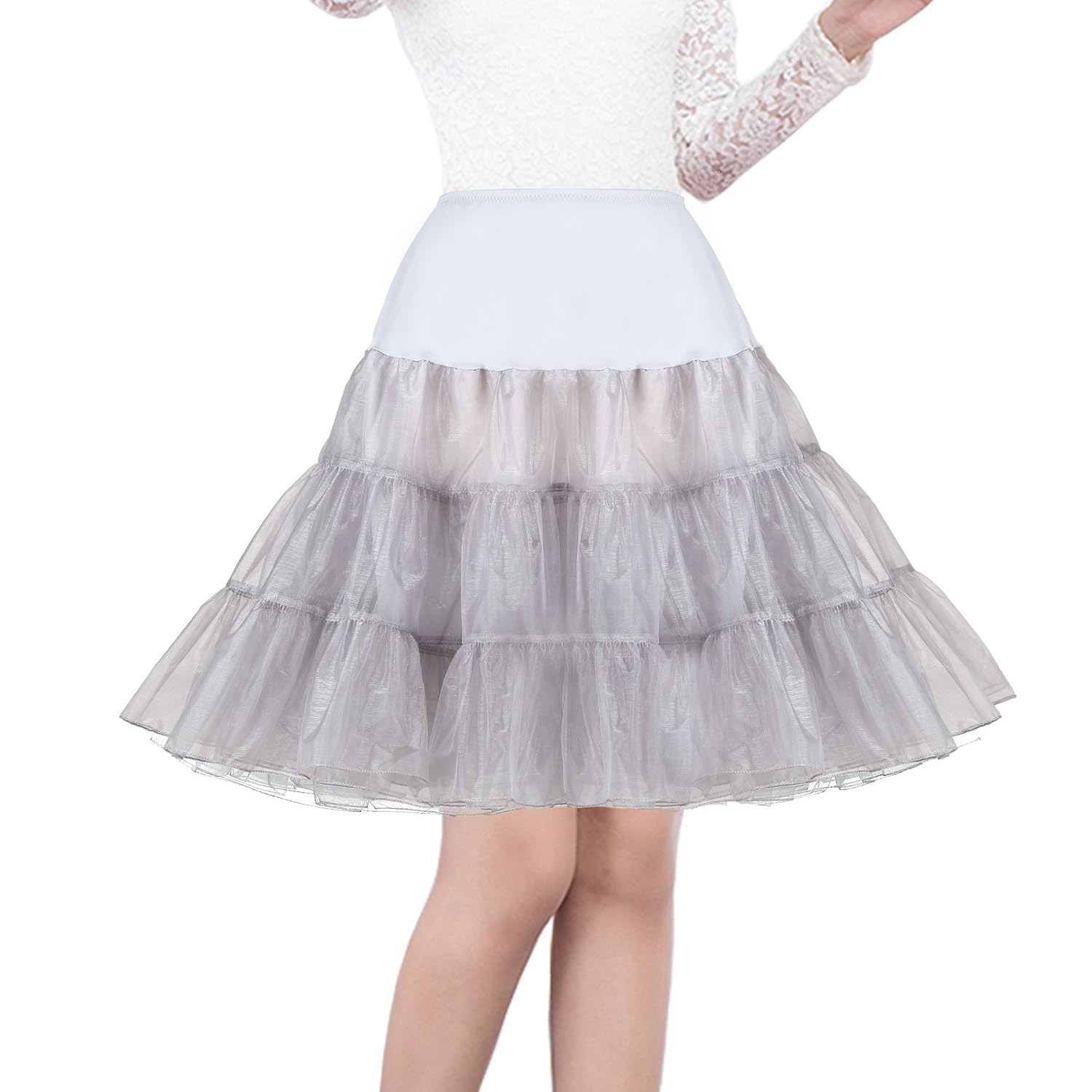 Shimaly Women's 50s Vintage Crinoline Petticoat Tutu Slip — image 6