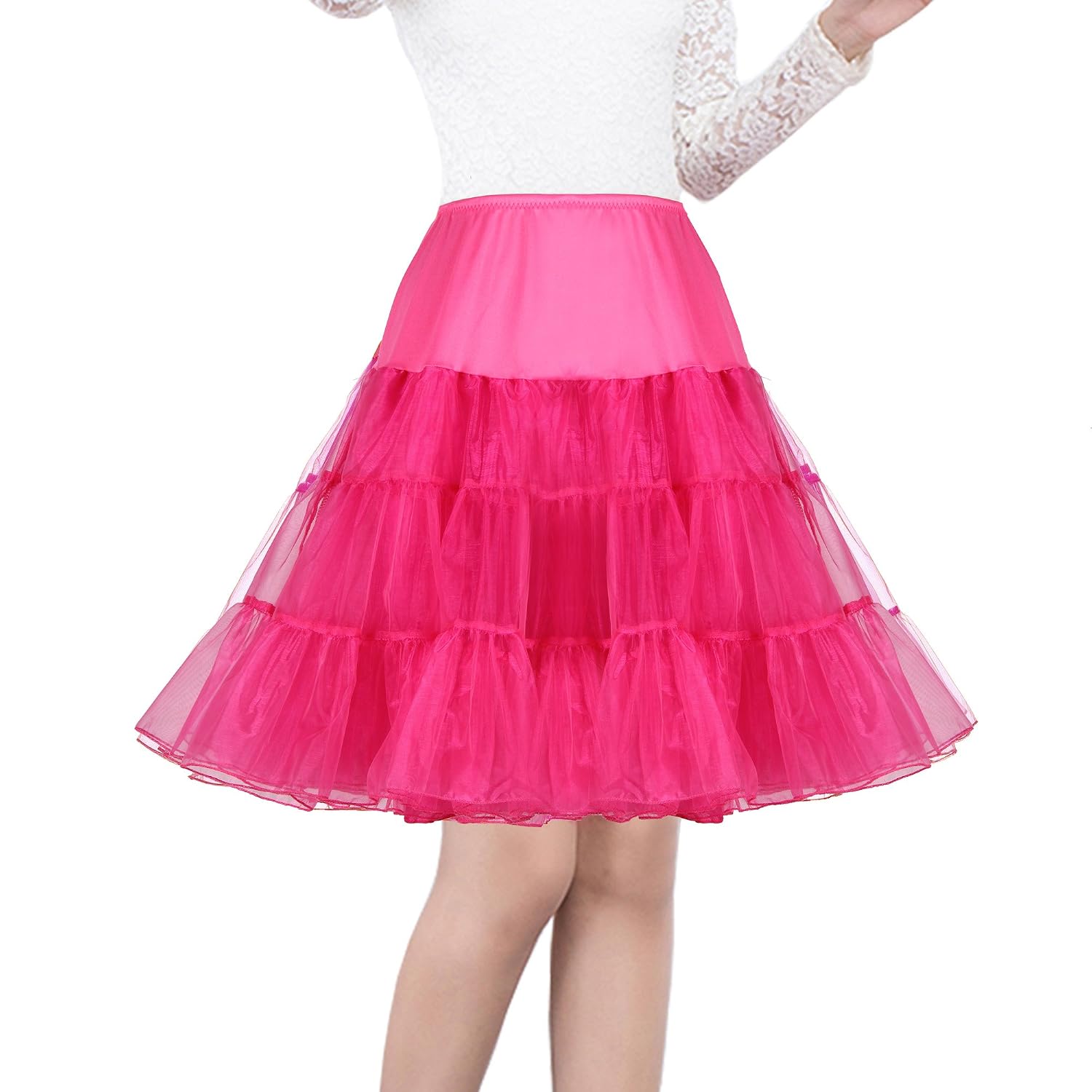 Shimaly Women's 50s Vintage Crinoline Petticoat Tutu Slip — image 7
