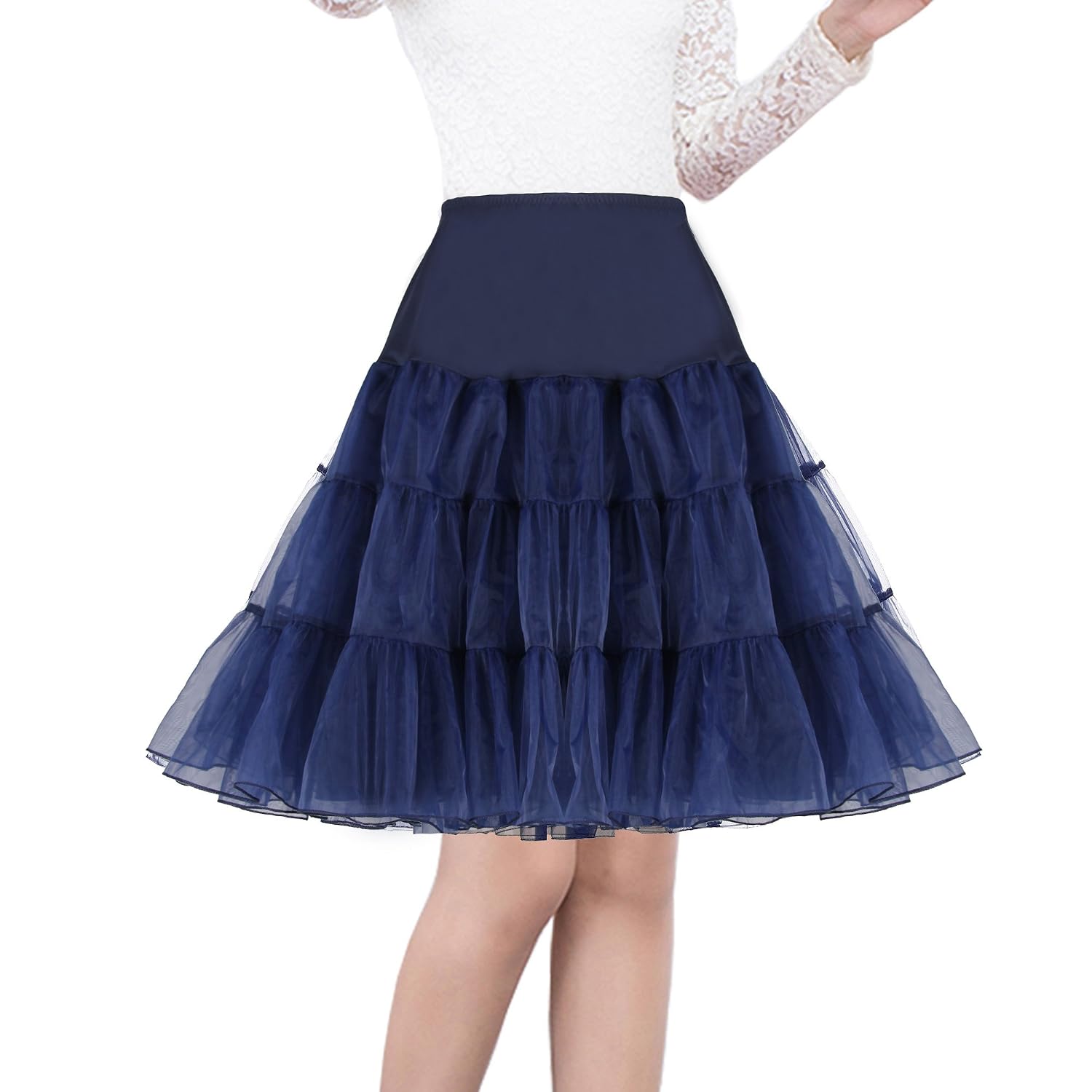 Shimaly Women's 50s Vintage Crinoline Petticoat Tutu Slip — image 8