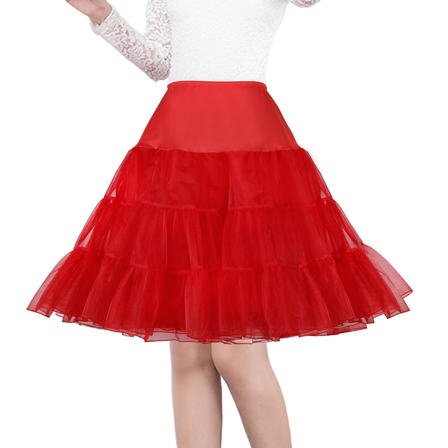 Shimaly Women's 50s Vintage Crinoline Petticoat Tutu Slip — image 10