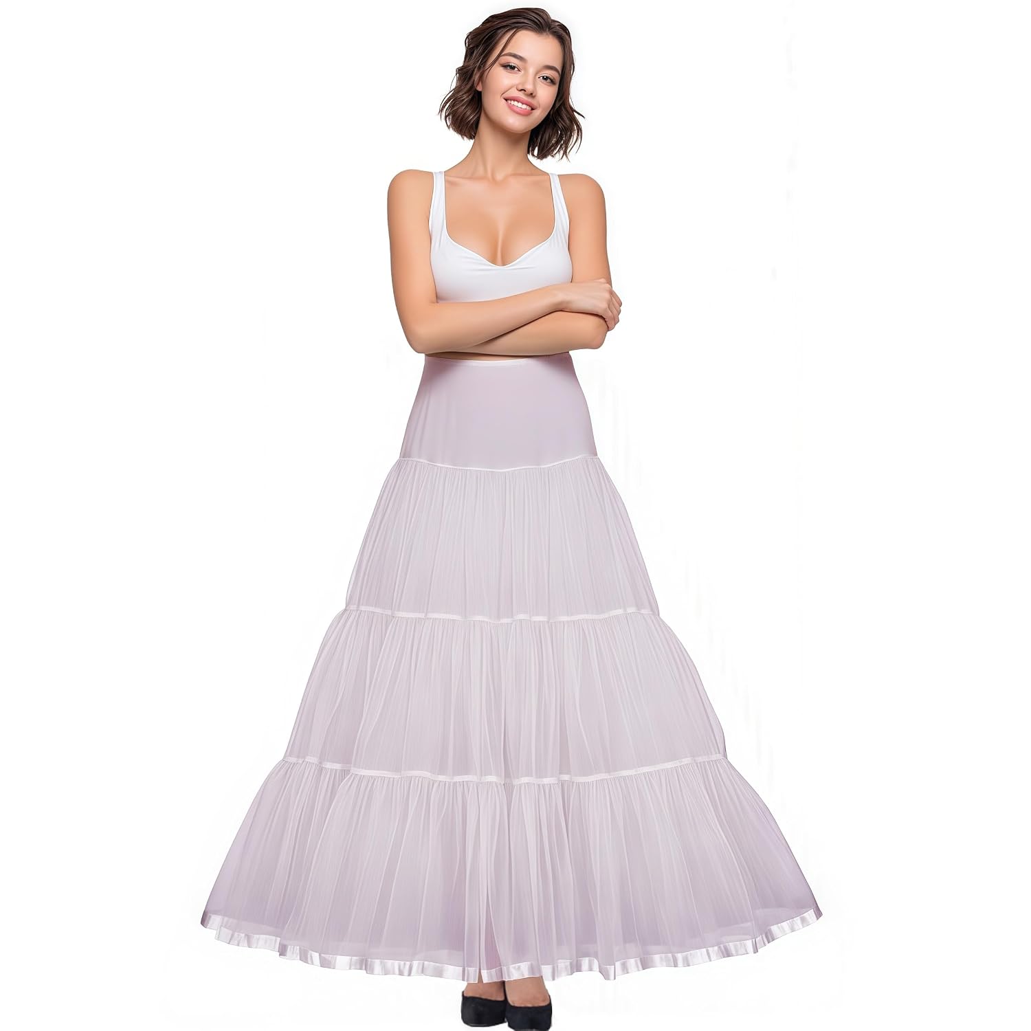 Shimaly Floor Length Wedding Petticoat Underskirt