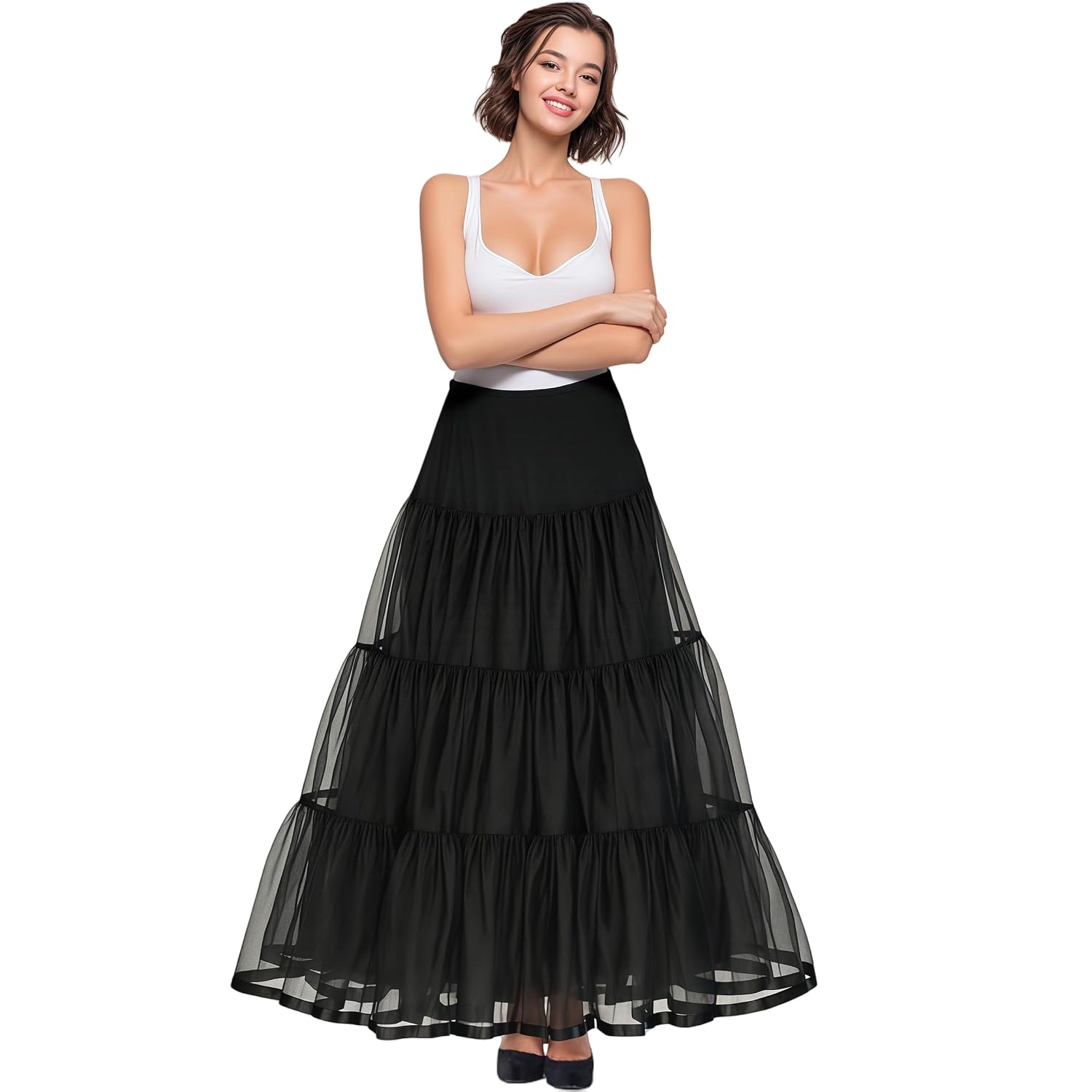 Shimaly Floor Length Wedding Petticoat Underskirt