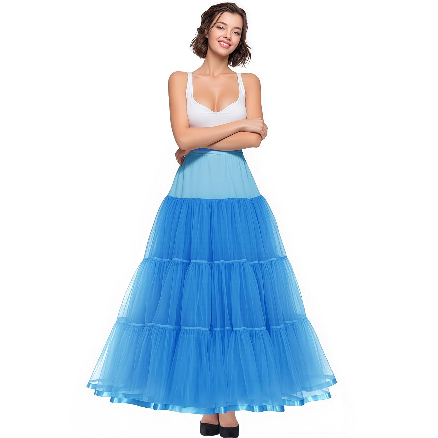 Shimaly Floor Length Wedding Petticoat Underskirt — image 7