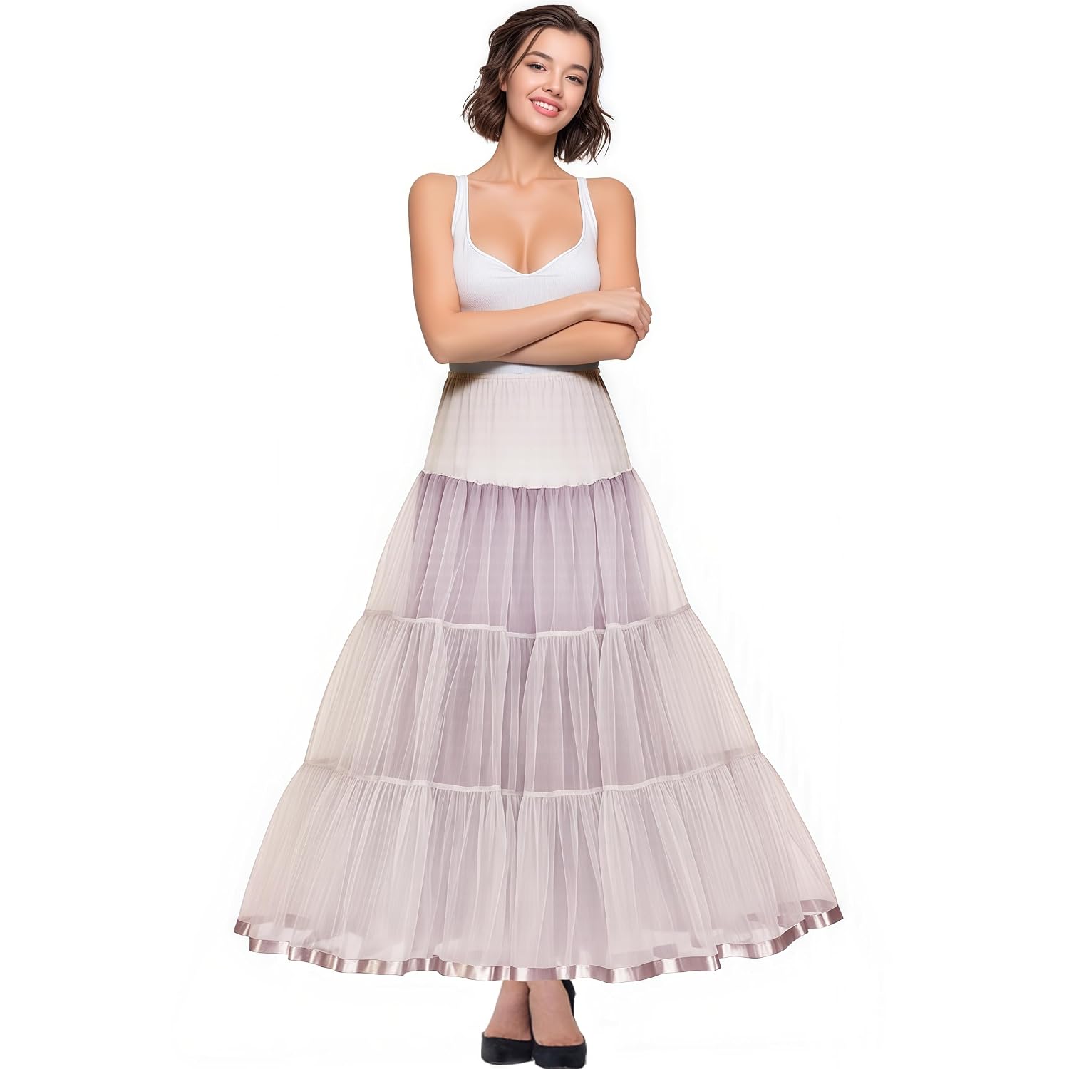 Shimaly Floor Length Wedding Petticoat Underskirt — image 8