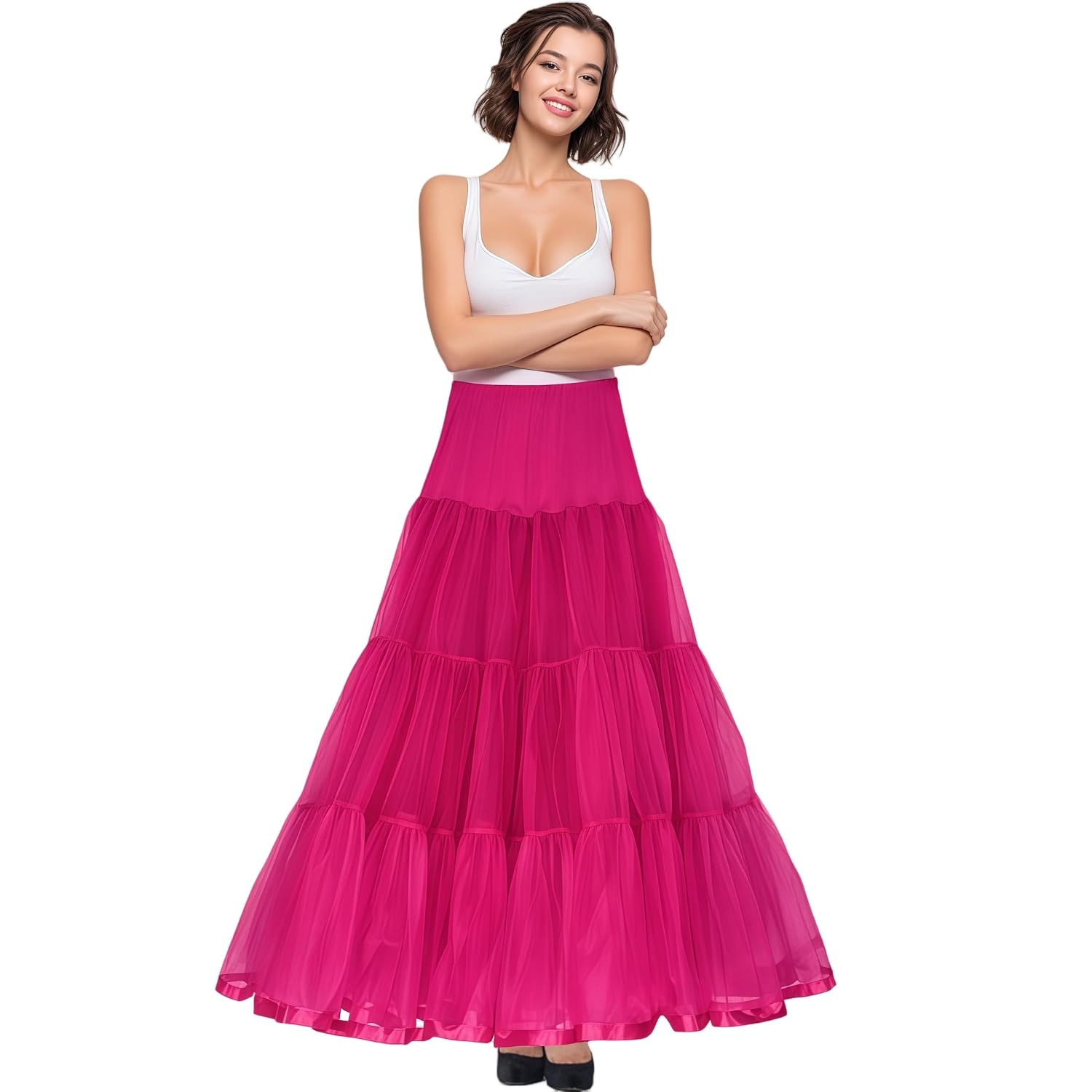 Shimaly Floor Length Wedding Petticoat Underskirt — image 9