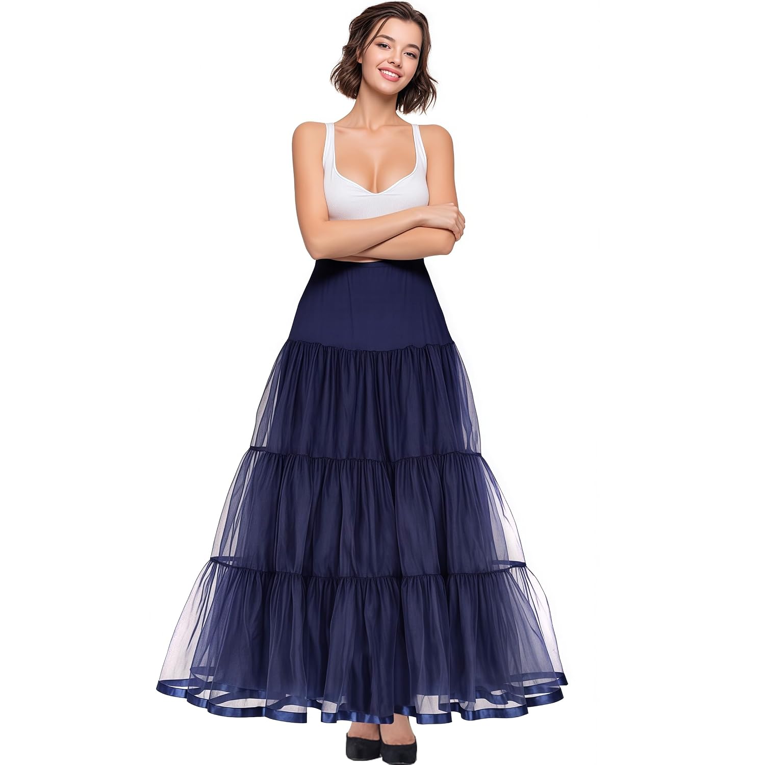 Shimaly Floor Length Wedding Petticoat Underskirt — image 10