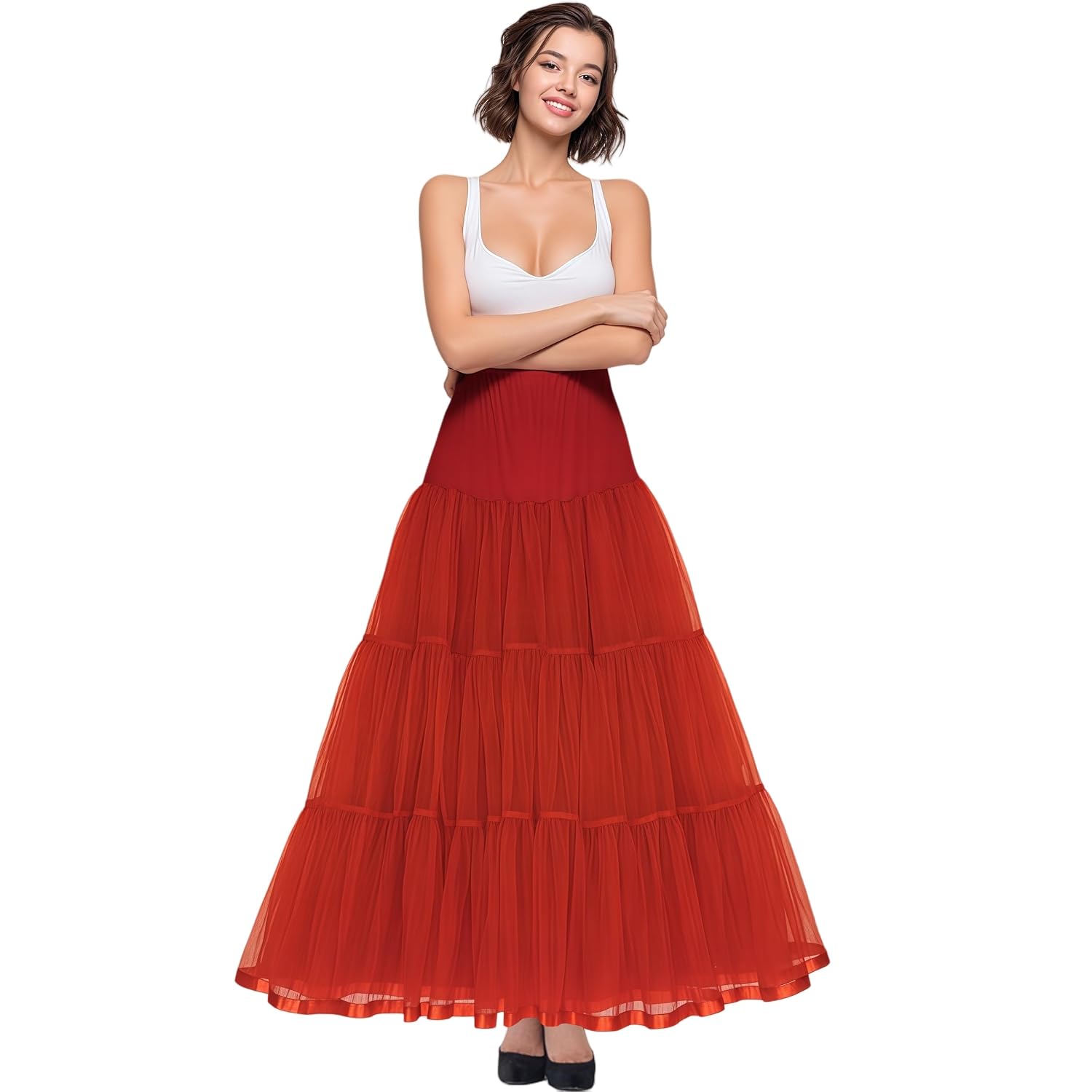 Shimaly Floor Length Wedding Petticoat Underskirt — image 12