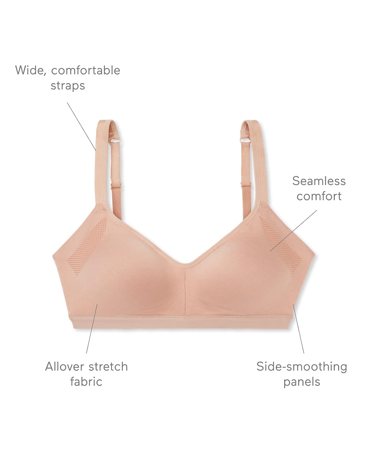 Warner's Easy Does It Underarm-Smoothing Wireless Bra — image 4
