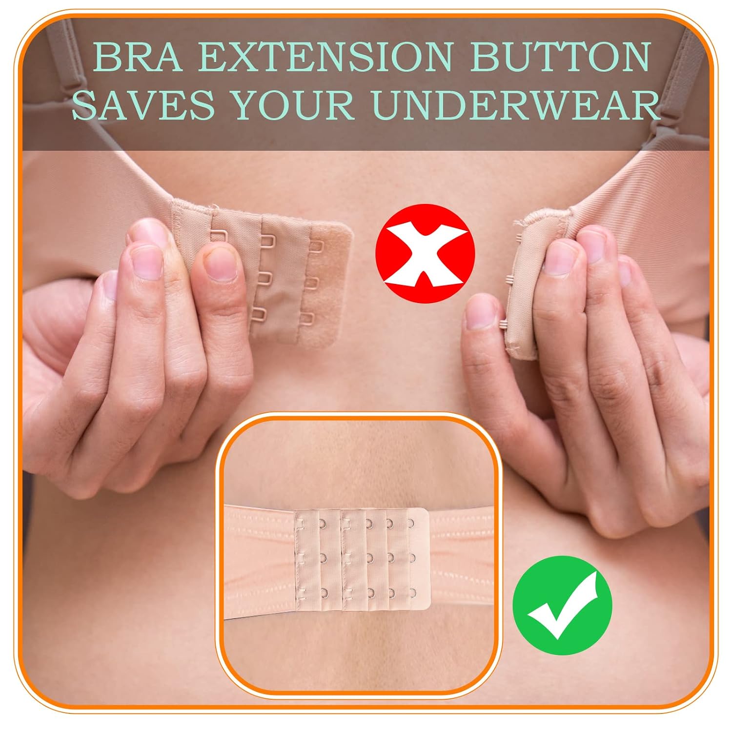EBOOT Bra Extender Set for Women — image 5